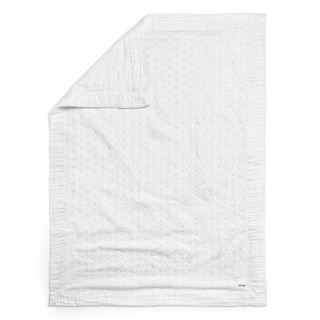 CRADLE BLANKET (75X100) EMBROIDERY ANGLAISE